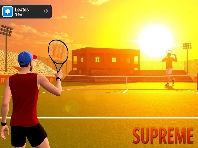 Supreme Tennis Talent Game Screenshot